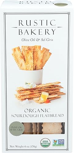 Rustic Bakery, Flatbread Sel Gris Organic, 6 Ounce