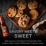 Melinda’s Chipotle Hot Sauce - Gourmet Chipotle Sauce - Made with Fresh Peppers, Carrots, Onion, Papaya & Lime Juice - Keto, Vegan, Gluten Free- 5oz