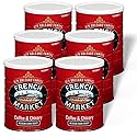 French Market Coffee & Chicory Medium-Dark Roast Ground Coffee, 12oz Can (Pack of 6)