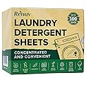 Renuv Laundry Detergent Sheets up to 100 Loads - Eco Friendly, Sustainable, Biodegradable & Liquidless Strips, 50 Sheets