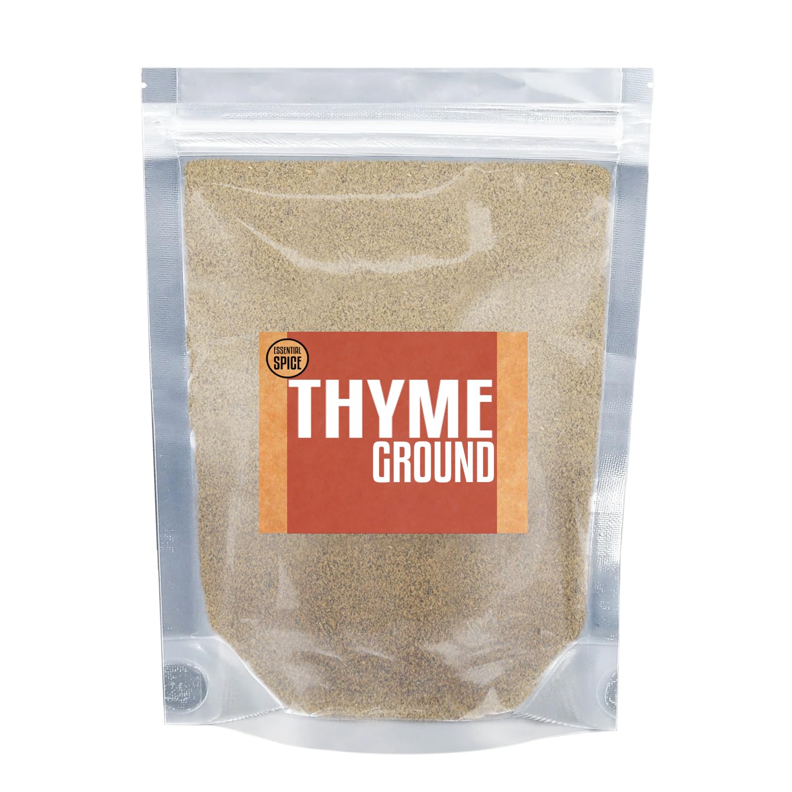 Essential Spice Ground Thyme, 16 oz - Earthy, Herbal & Slightly Minty Flavor - Finely Ground Thyme for Seasoning Blends, Sauces, Roasts