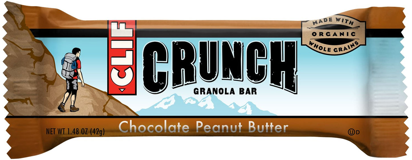 Clif Bar Crunch Granola Bar, Chocolate Peanut Butter, 7.4 Ounce