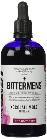 Bittermens Xocolatl Mole Bitters, 5oz - For Modern Cocktails, An Original Combination of Cacao, Cinnamon and Spice