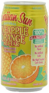 Hawaiian Sun Nectar, Pineapple-Orange, 11.5-Ounce (Pack of 6)