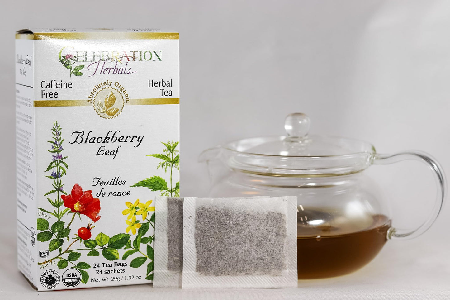 CELEBRATION HERBALS Blackberry Leaf Organic 24 Bag, 29g/1.02 oz