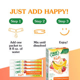 TRUE LEMON KIDS Strawberry Banana (10 Packets) - Hydration for Kids - No Artificial Sweeteners - Low Sugar Water Flavoring - Drink Mix for Kids