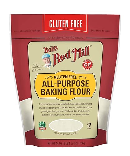Bob's Red Mill Gluten Free All Purpose Baking Flour, 44oz (Pack of 1) - Vegan, Kosher
