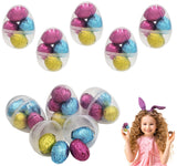 Fruidles Easter Eggs Filled with Chocolate Eggs, Multicolored Foil Wrapped Milk Chocolate, Kosher Certified Dairy (Pack of 72)