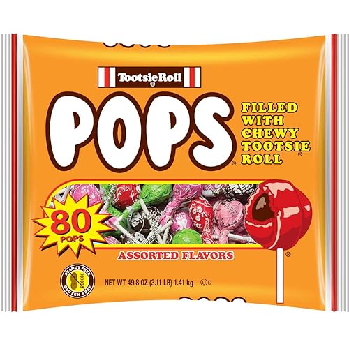 Tootsie Roll Pops Assorted Flavors, 80 Count Bag