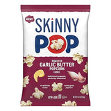 SkinnyPop Roasted Garlic Butter Popcorn, Whole Grain Gluten-Free Snack, 4.4 oz Bag