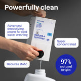 ATTITUDE Liquid Fabric Softener Refill, Plant-Based & Vegan, HE Compatible, Naturally Derived, Wildflowers Scent, 80 Loads, 67.6 Fl Oz