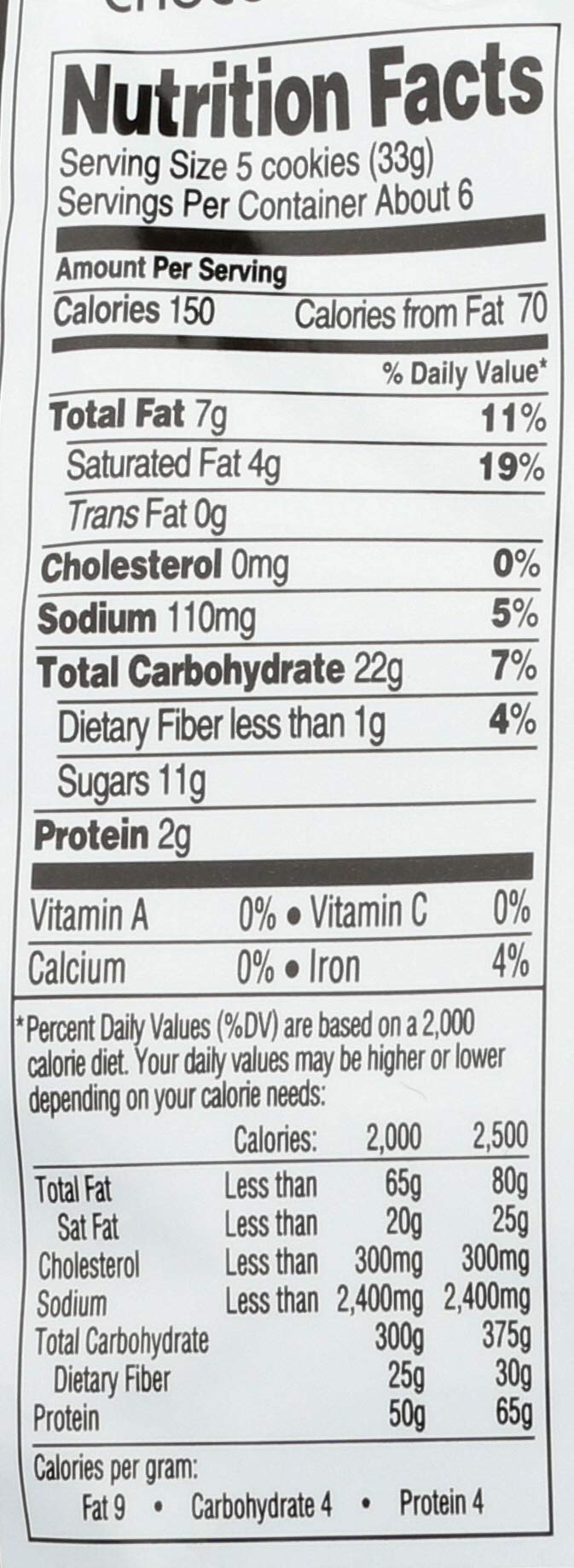 Newman's Own Family Recipe Cookies, Chocolate Chip, 7 Ounce