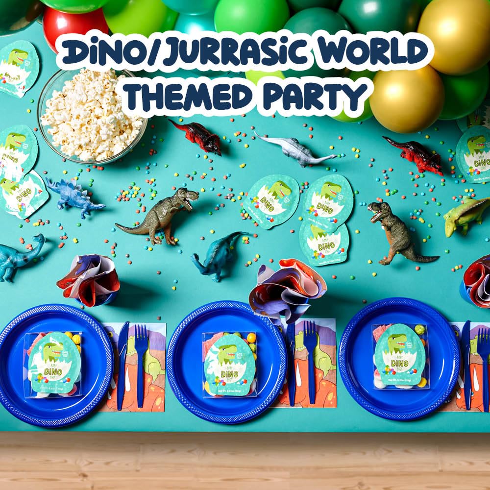 24 Pack of Dinosaur Candy - Baby Dinosaur Eggs Mini Fruit Chews for Dinosaur Party, Dino Party Favors, Candy for Party Bags [Pack Of 24 X0.35oz/10g