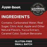 Apple Beer | SodaBeers Brewing Co | Alcohol-Free, Gluten-Free Crafted Soda Made With Natural Apple Flavors and Real Sugar, Refreshing Fruit Beverages