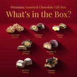 Chocolate Holiday Gift From Brooklyn - Premium Gourmet Chocolates Gift Box Assortment - Ideal Xmas Gifts for Family Friends - Kosher, Dairy Free