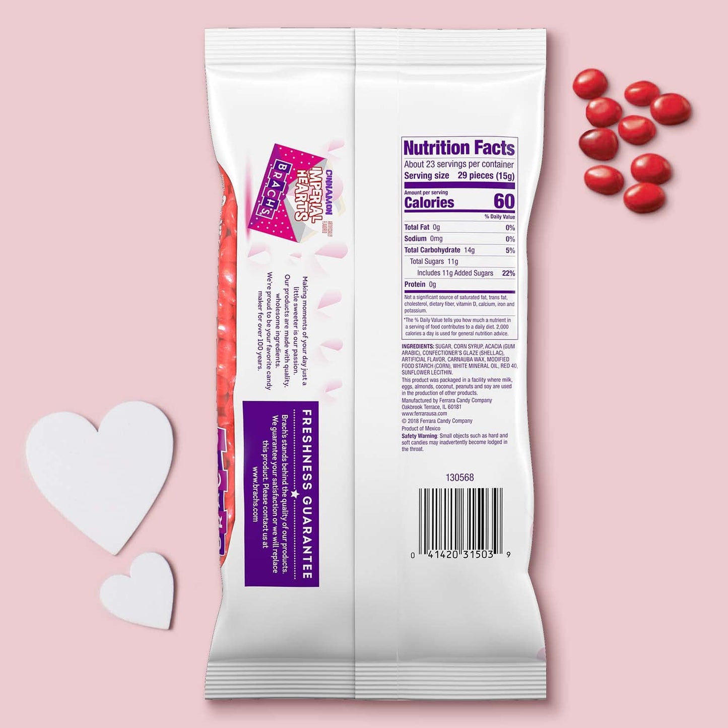 Brach's Imperial Hearts, Cinnamon, 12 Ounce