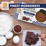 Biscuiterie De L Abbaye, Cookie Pierre French Butter Milk Chocolate, 4.76 Ounce