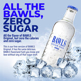 BAWLS Guarana Zero, BAWLS Guarana Drink, Guarana Soda, Guarana Fueled Soda for Energy, High Energy Caffeinated Drink, 10oz 12 Pack Glass Bottles