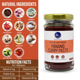 Eastern Blue Curry Paste - Panang Thai Curry Paste | Authentic Thai Curry Paste for Tasty Dishes and Curries | Vegan, Gluten Free & Nuts Free Panang