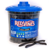 Red Vines Twists, Black Licorice Flavor, 3.5LB Bulk Tub, Old Fashioned Soft & Chewy Candy