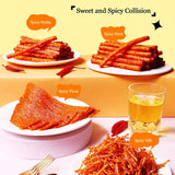 4 Flavors Mixed with Spicy Strips,Handmade Spicy Stick, Slightly Spicys and Sweet Flavor Chinese Snack,a Must-Have Snack for Leisure - ??(4