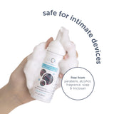 plusOne Adult Toy Foaming Cleaner, Fragrance Free, Pro-Skin Gentle Formula, Non-Sticky, No Scrubbing, Easy To Use Dispenser, TSA Approved