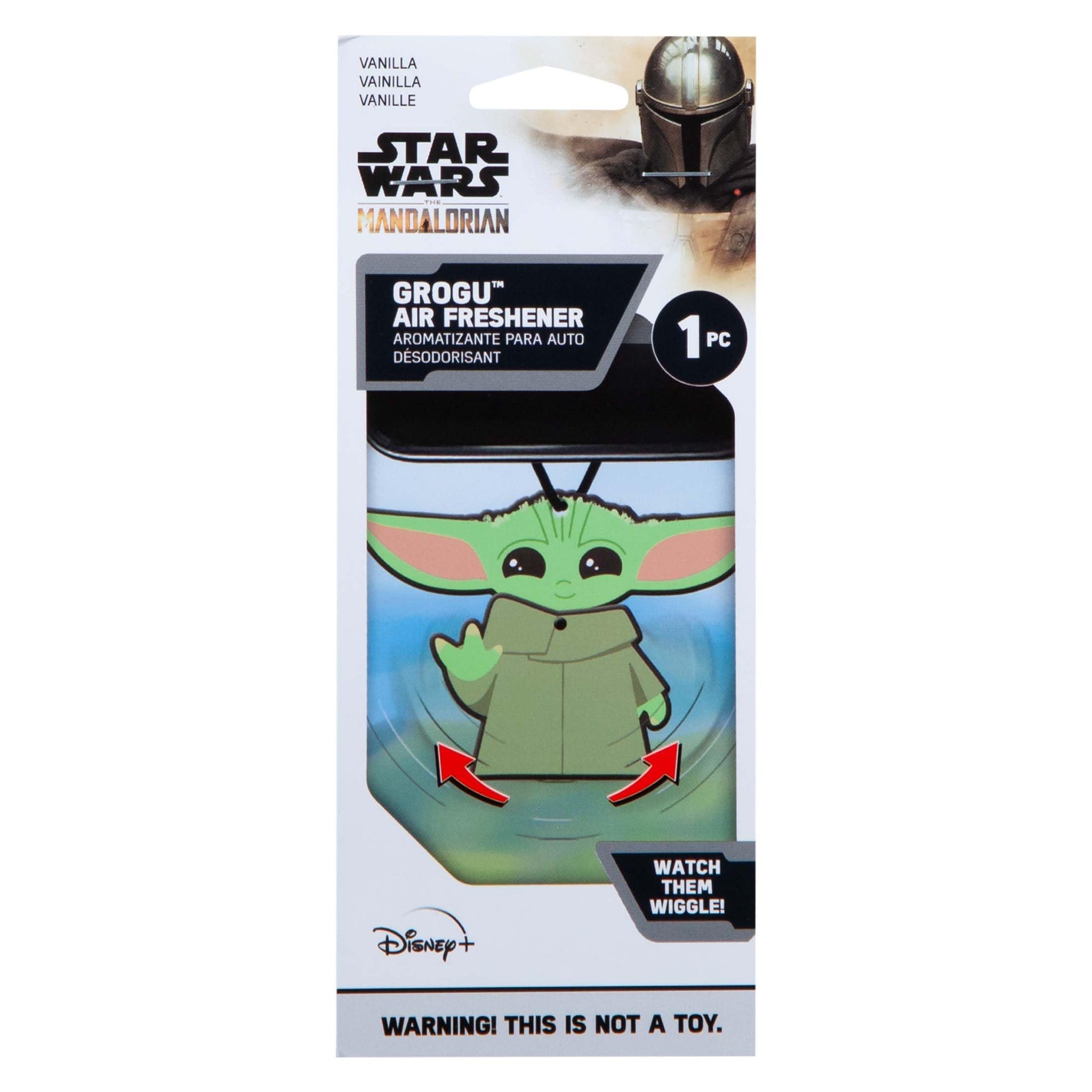 Plasticolor 005429R01 Star Wars The Mandalorian Grogu Wiggler Air Freshener