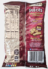 Snyder's of Hanover Pretzel Pieces, Honey Mustard Onion, 2.25 oz Pack of 12 bundled by SUPERDEALS with mystery gift in every order