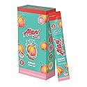 Alani Nu JUICY PEACH Energy Sticks | Energy Drink Powder | 200mg Caffeine | Pre Workout Performance with Antioxidants | On-The-Go Drink Mix | Biotin