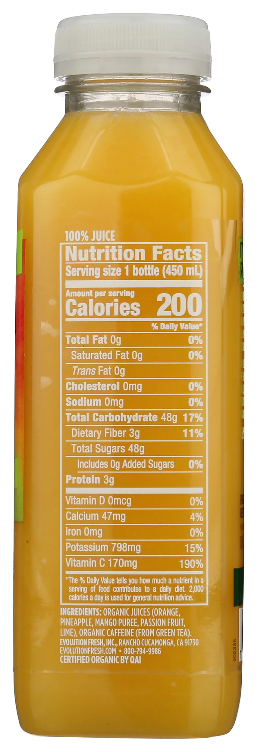 Evolution Fresh, Juice Tropical Energizer Organic, 15.2 Fl Oz
