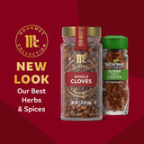 McCormick Gourmet Collection Cloves, Whole, Non GMO, Our Best Herbs & Spices, Intense Aroma & Sweet, Pungent Flavor, Enhance Desserts, Cider & Savory