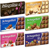 Schogetten Assortment of German Chocolates 6 Variety Pack, 100gram Each