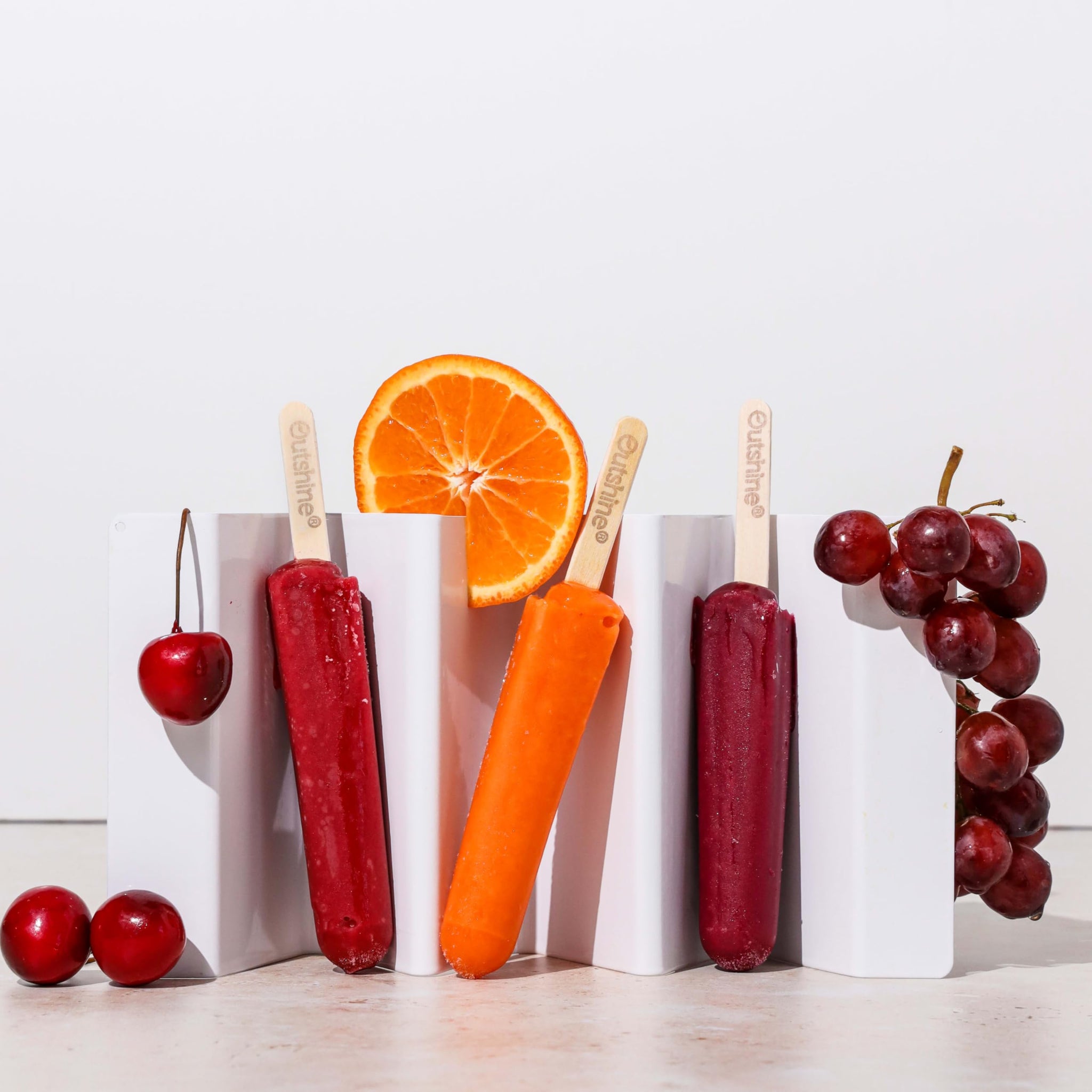 Outshine Fruit Bars Cherry, Tangerine & Grape, 18 Fl Oz