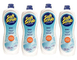 Soft Scrub Oxi Cleanser, 24 Ounce (4 Pack)