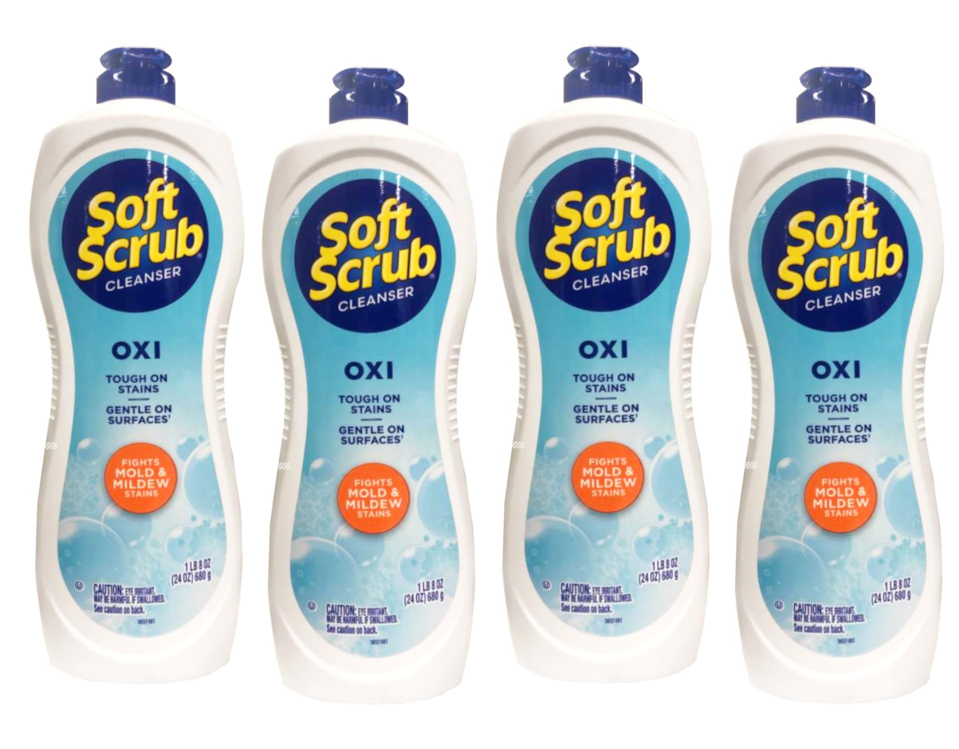Soft Scrub Oxi Cleanser, 24 Ounce (4 Pack)