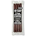Bearded Butchers Edible 17mm Mahogany Collagen Casings, 4-Pack - Holds 25lb of Beef, Pork or Venison - Vacuum Sealed, Dye-Free Casings for Snack