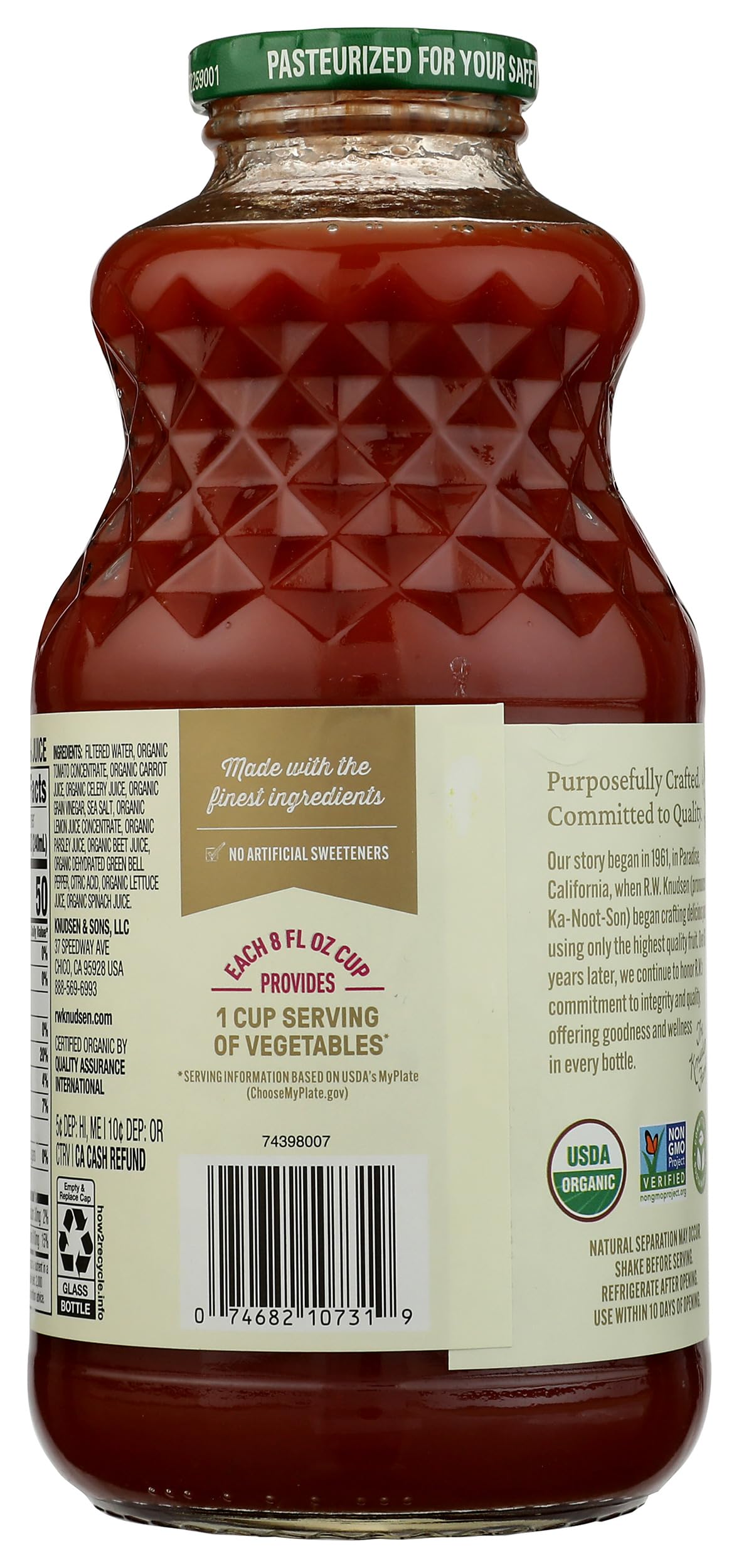 RW Knudsen, Organic Very Veggie Juice, 32oz