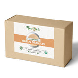 FLAVORIC WHOLESALE Organic Garlic Granules - Bulk 22 lb | USDA Certified Organic, Non-GMO, Kosher Seasoning for Restaurants, Food Service, and Home