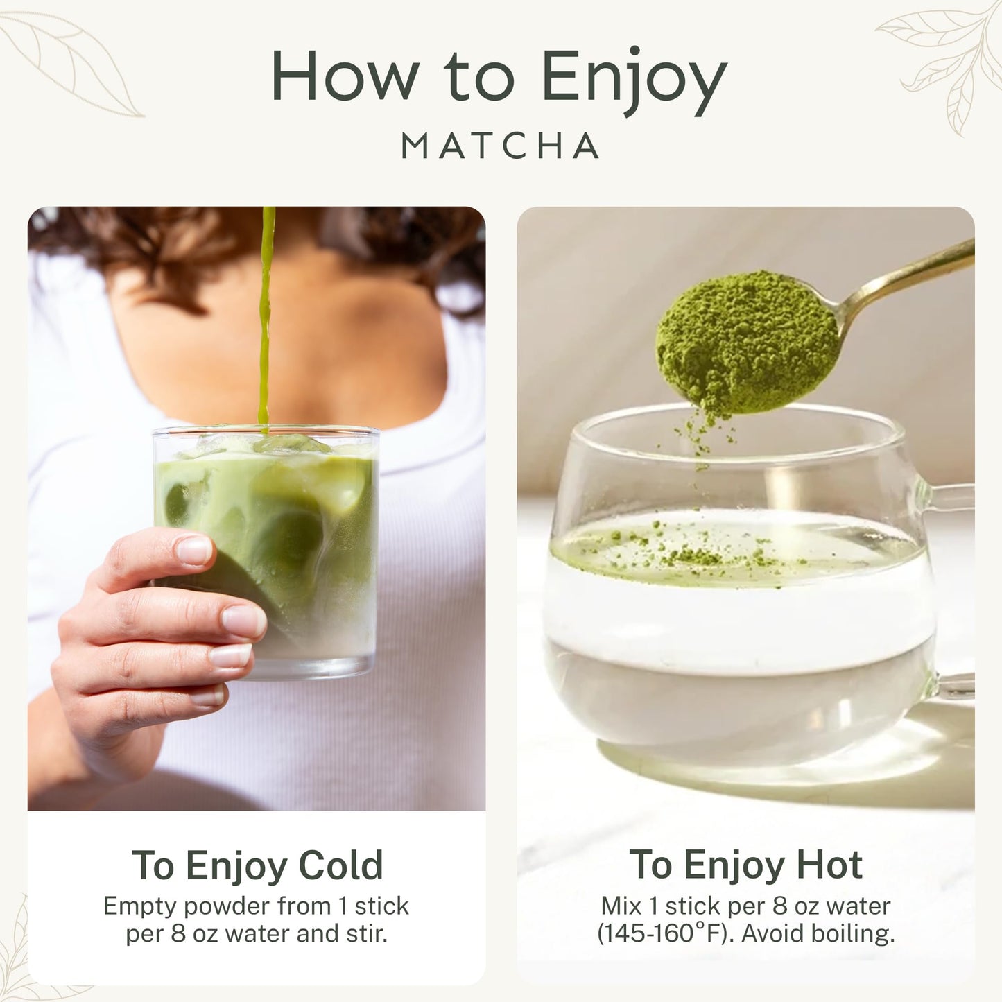 Yu Tea Organic Decaf Matcha Powder Ceremonial Grade, 50 Servings | Rich in Antioxidants & L-Theanine, Low Caffeine | Unsweetened Grade A Japanese