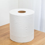 Karat JS-CPW600 2-Ply Center Pull Paper Towels, White, 3600 Sheets/Roll - Case of 6 rolls