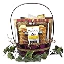 Gift Basket Village: The Good Life Gourmet Gift Basket - Wafer Rolls, Cookies, Cocoa, Nuts & More
