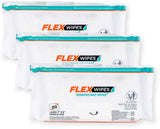 Flex Wipes 36080 Pack of 3 Disinfectant Wipes, Large 7" x 8" Wipes, 80 Wipes per Pack, Dispenses One at a Time