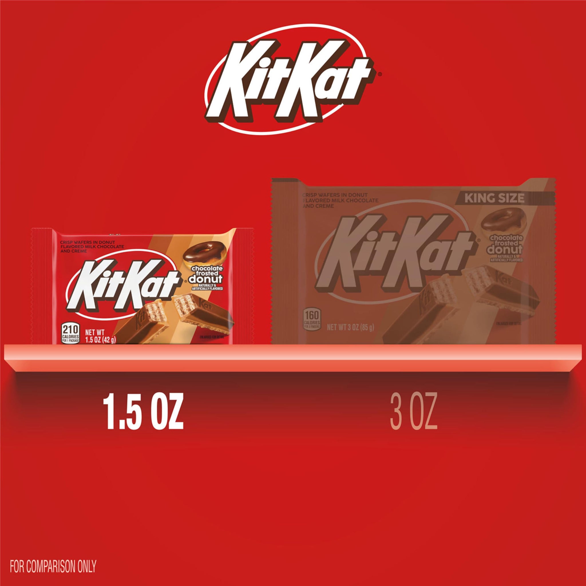 KIT KAT Chocolate Donut Flavored Wafer Candy Bars, 1.5 oz (24 Count)