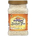 Rani Platinum White Basmati Rice Extra Long Aged 48oz (3lbs) 1.36kg PET Jar ~ All Natural | Gluten Friendly | Vegan | Indian Origin | Export Quality