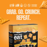 Every Body Eat Snack Cracker Thins Multi-Pack, Cheese-Less - Gluten Free, Vegan, Dairy Free, and Seed Oil Free, (1.1oz Pack of 5)