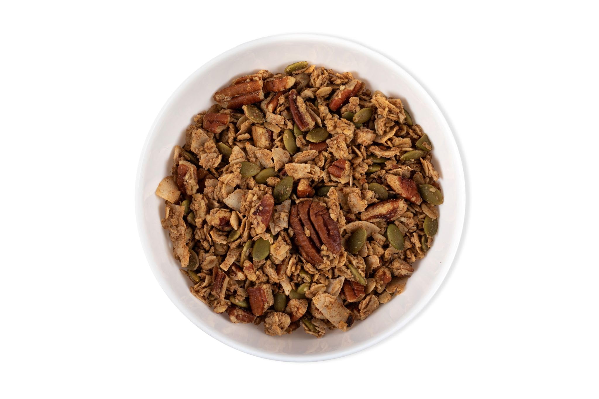 Liv Gourmet Pecan Maple Granola - 8oz (Pack of 2) | Healthy, Nutrient-Dense Snack, Breakfast Cereal | 1:1 Nut-to-Oat Ratio | Non-GMO, Low Sugar, Vegan