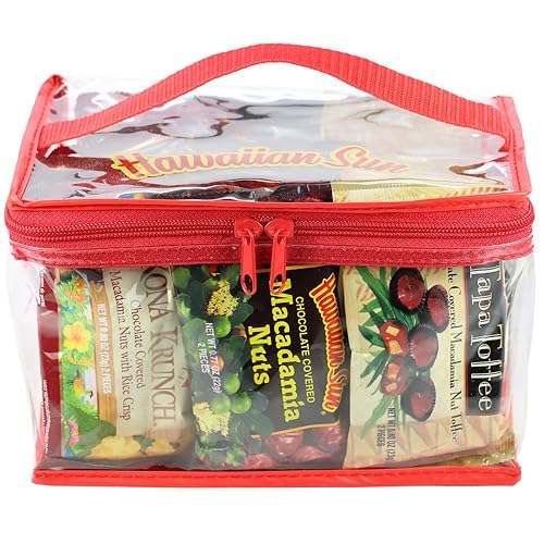 Hawaiian Sun Variety Bag with Chocolate Macadamia Nuts, Tapa Toffee, and Kona Krunch