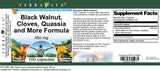 Black Walnut, Cloves, Quassia and More Formula - 450 mg (100 Capsules, ZIN: 510989) - 3 Pack