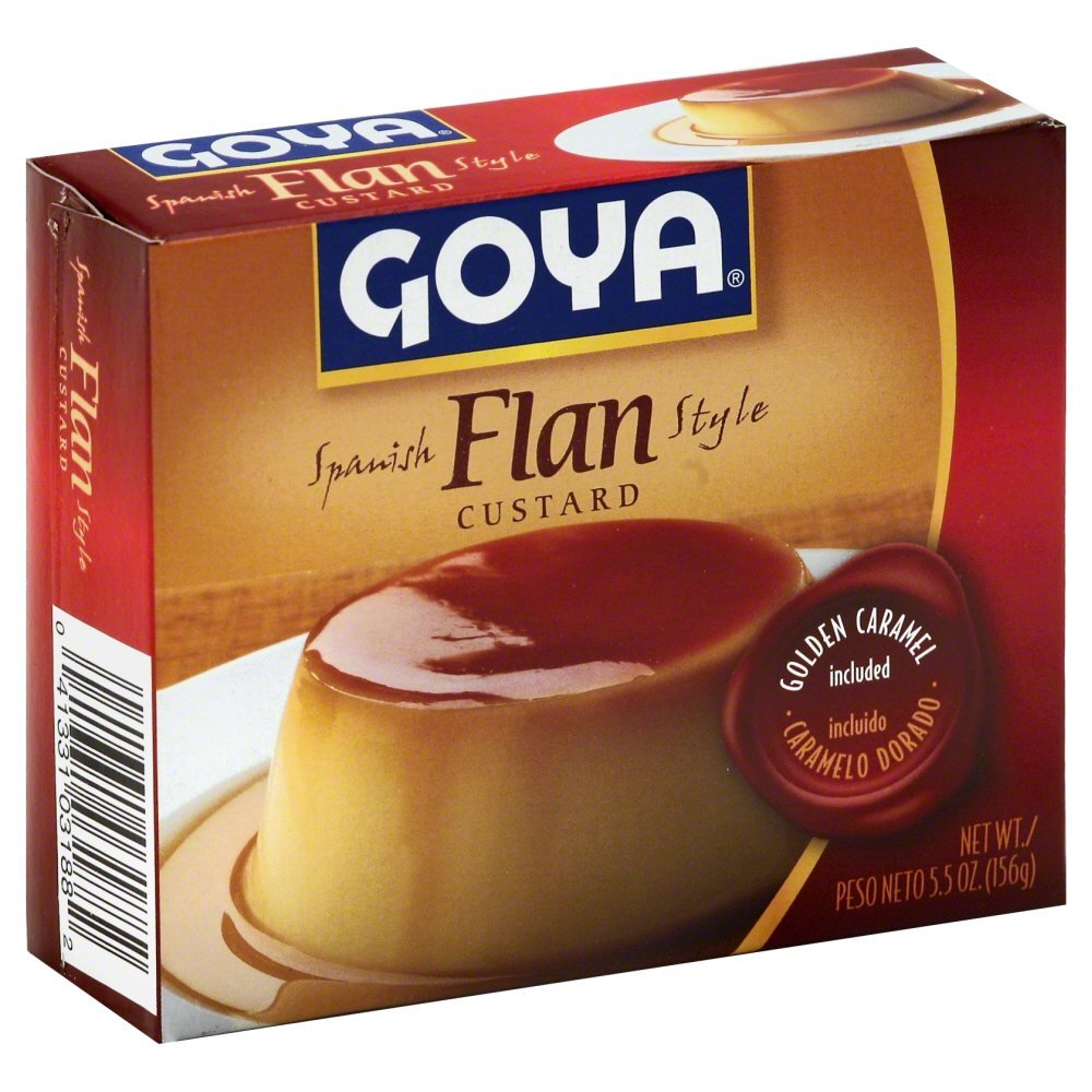 Goya Flan Caramel Box, Classic Latin Dessert Mix, Easy to Make, Sweet Treat