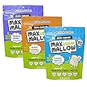 Max Mallow Vegan Sugar Free Marshmallows - Keto Friendly, Perfect for S'mores, Hot Chocolate, and Baking Zero Sugar, Marshmellows Marshmallows Smores
